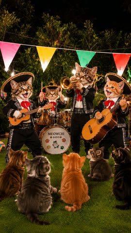 AI cat video thumbnail
