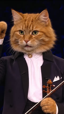 AI cat video thumbnail