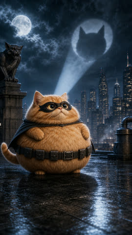 AI cat video thumbnail